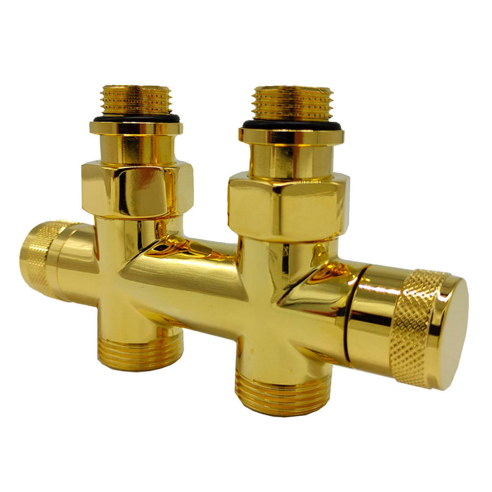 Изображение товара Узел нижнего подключения запорный Н-образный прямой SR Tondera 1/2"x3/4" латунь