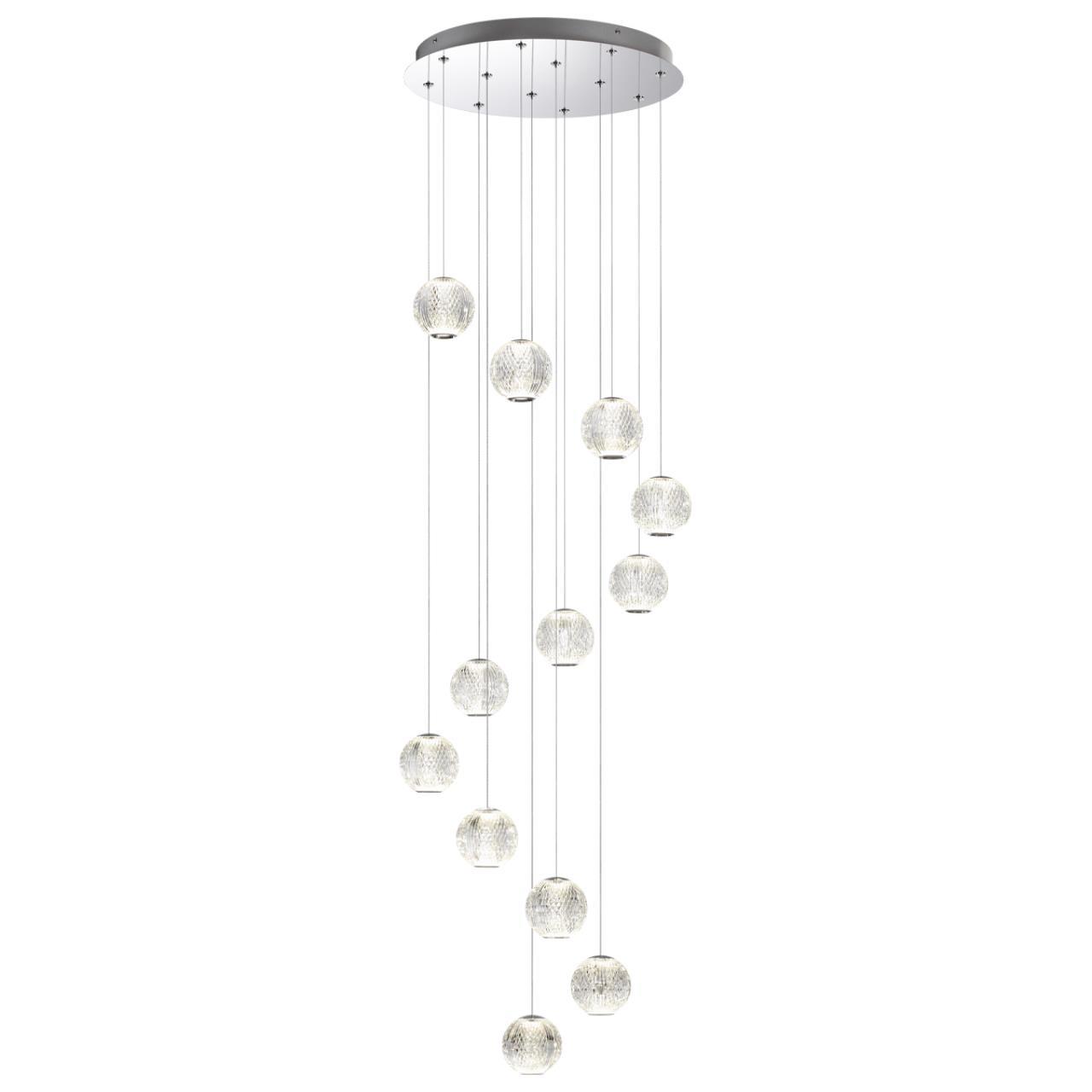 Изображение товара Люстра подвесная светодиодная Odeon Light Crystal Od_5007_56l 21 м² белый хром