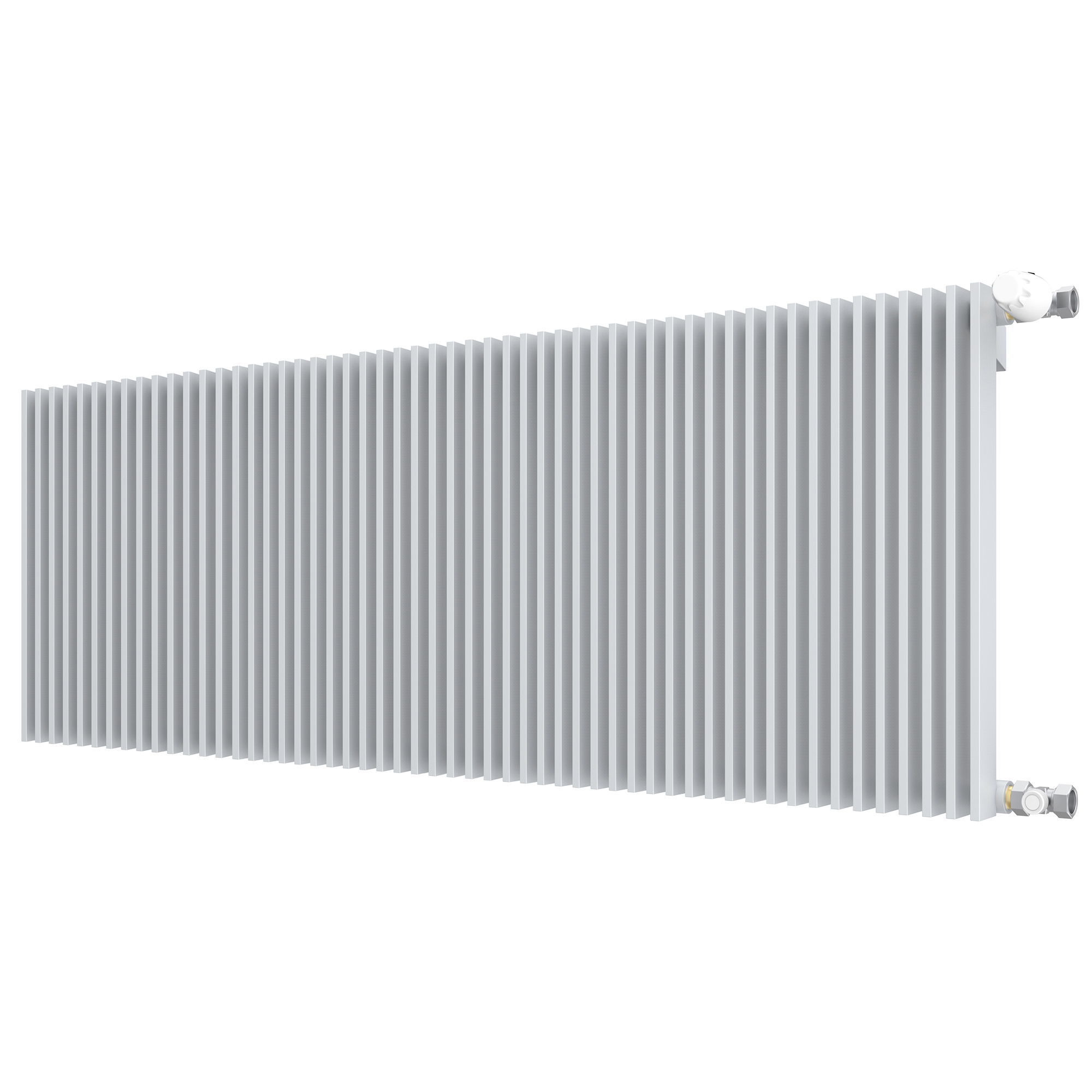 Изображение товара Радиатор трубчатый КЗТО Параллели 300/70 белый 54 секции для системы отопления