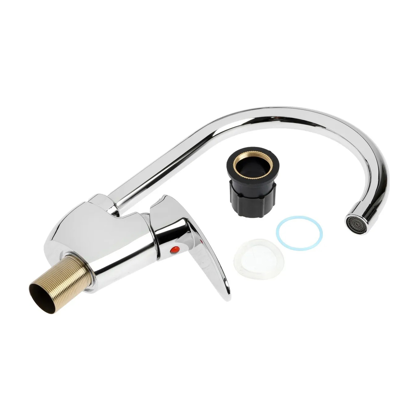 Изображение товара Смеситель для кухни Stemix PL701-011F-2 поворотный излив 23 см цвет хром