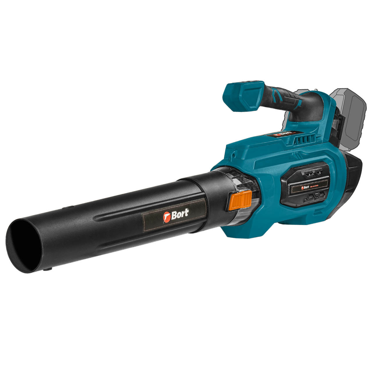 Изображение товара Аккумуляторная садовая воздуходувка Bort BSS-40LI TURBO 18 В без АКБ и ЗУ