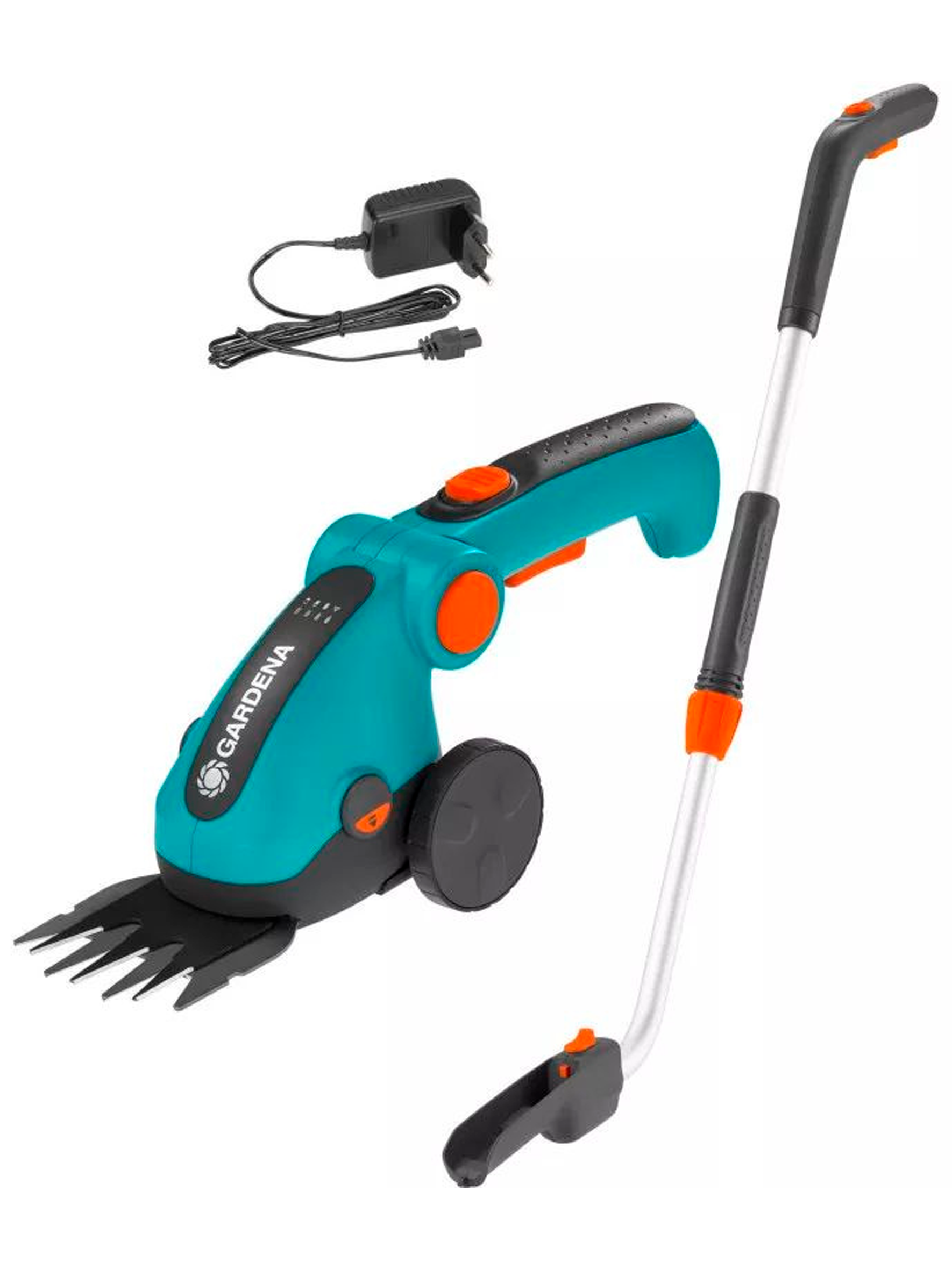 Изображение товара Аккумуляторные ножницы Gardena ComfortCut Li 8 см аккумулятор и зарядное в комплекте