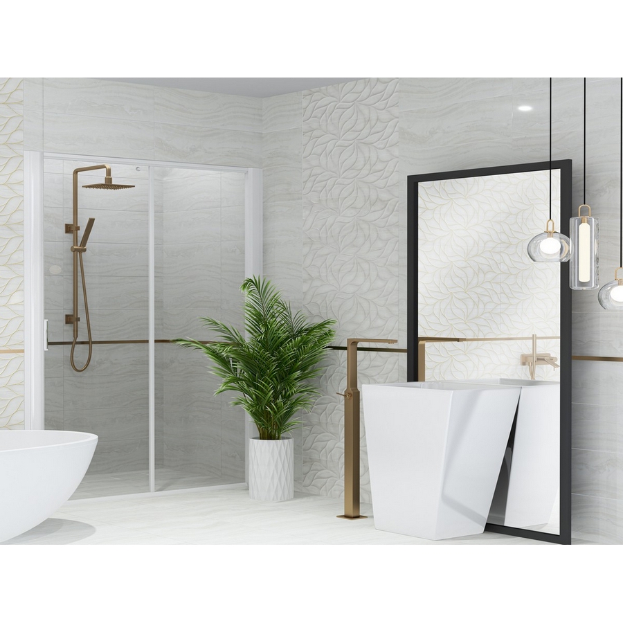 Изображение товара Керамическая плитка Eletto ceramica Gala 24.2x70 508191101 24.2x70см цвет белый