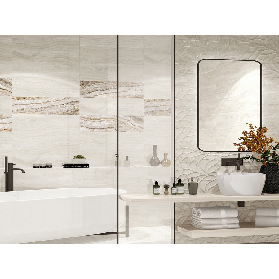 Изображение товара Керамическая плитка Eletto Ceramica Gala Ivory 24.2x70 бежевый, для стен