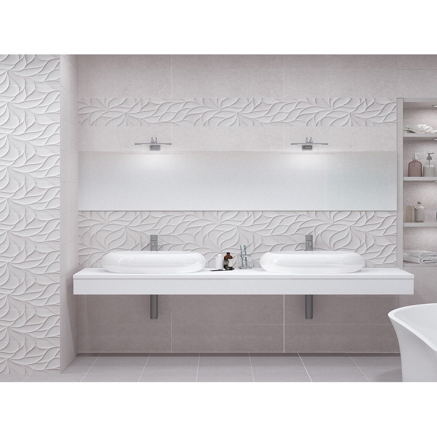 Изображение товара Керамическая плитка Odense 24.2x70 светло-серого цвета для стен и интерьера