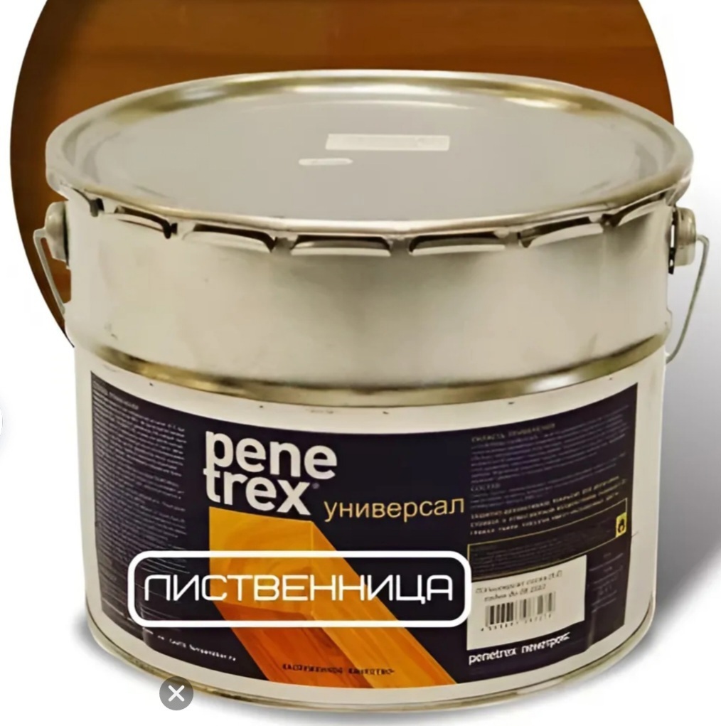 Изображение товара Защитно-декоративный антисептик по дереву Penetrex Универсал матовый цвет лиственница 9л