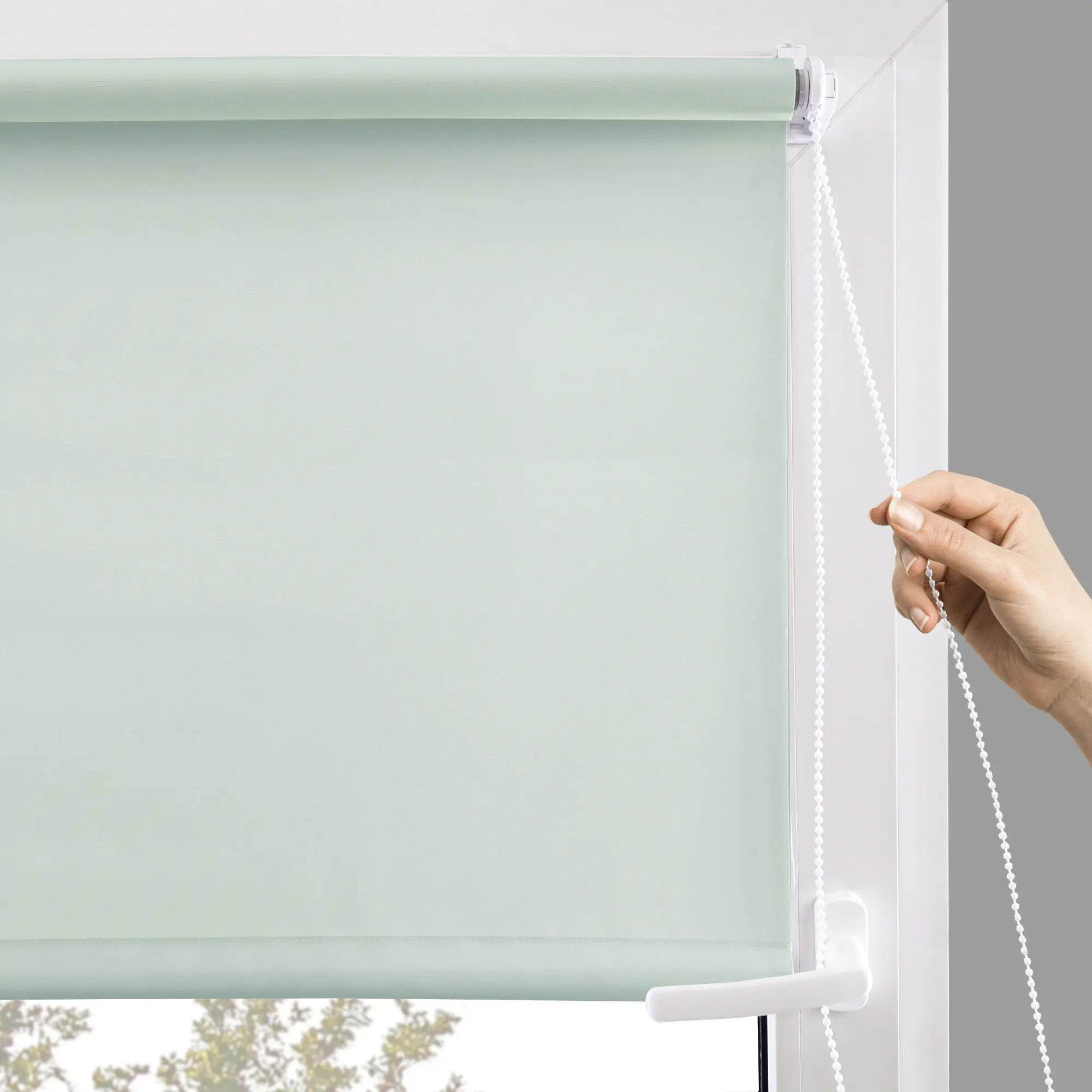 Штора рулонная Astar 50x160 см зеленая - 6