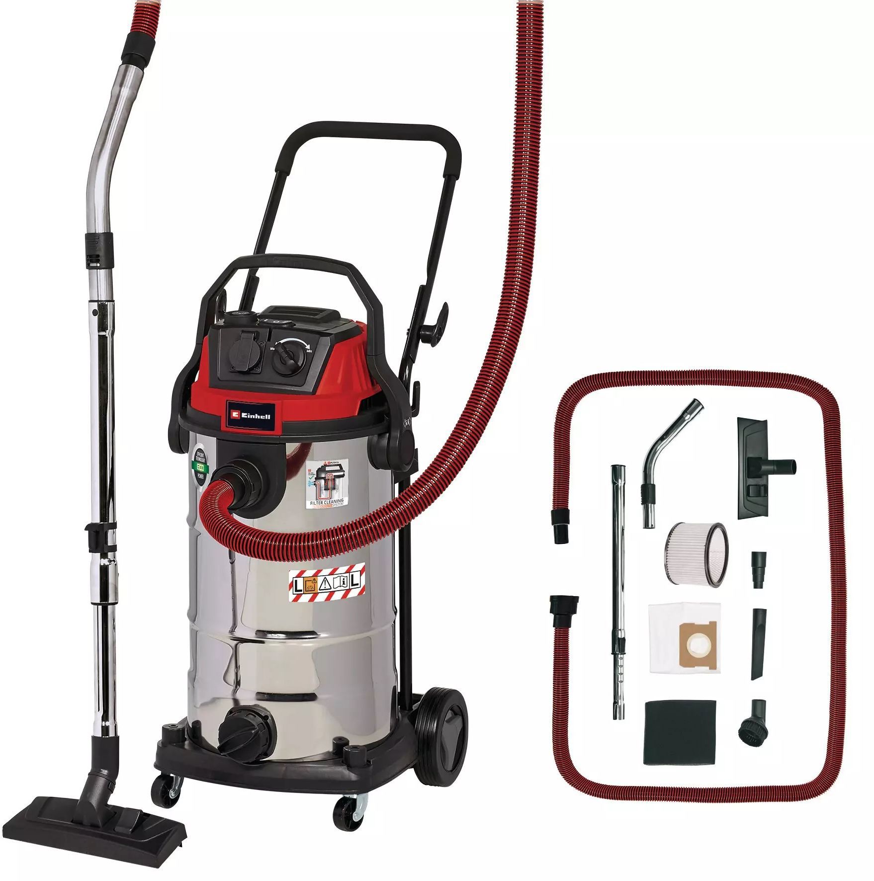 Изображение товара Пылесос строительный Einhell TE-VC 2340 SACL 1500 Вт 40 л с HEPA фильтром