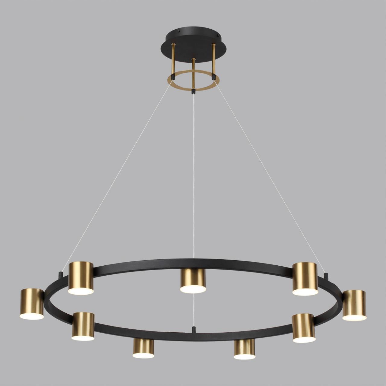 Изображение товара Подвесной светодиодный светильник Lumion 6532/58l для площади 11 м² белый черный