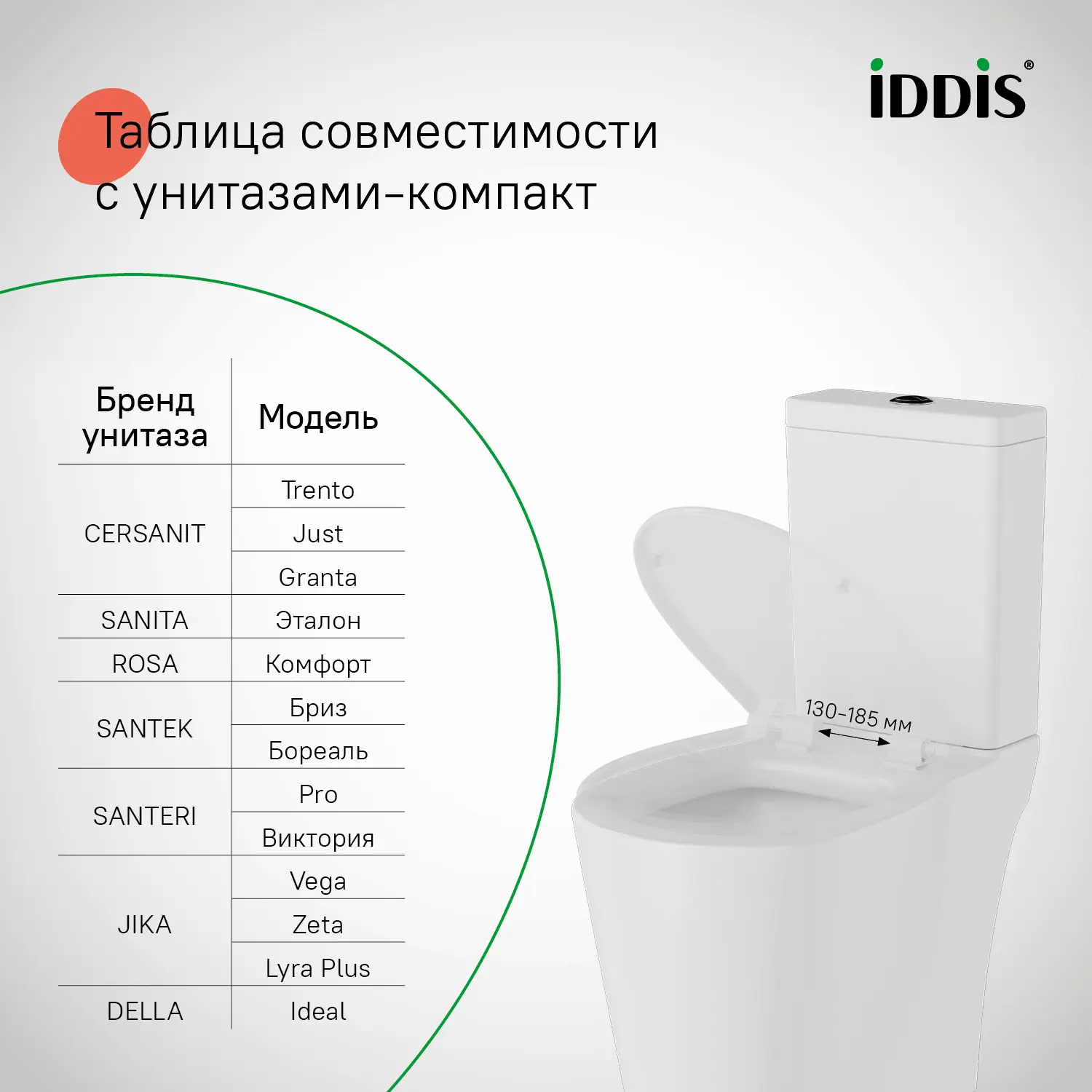 Сиденье для унитаза Iddis 114WPS0ID цвет белый - 3