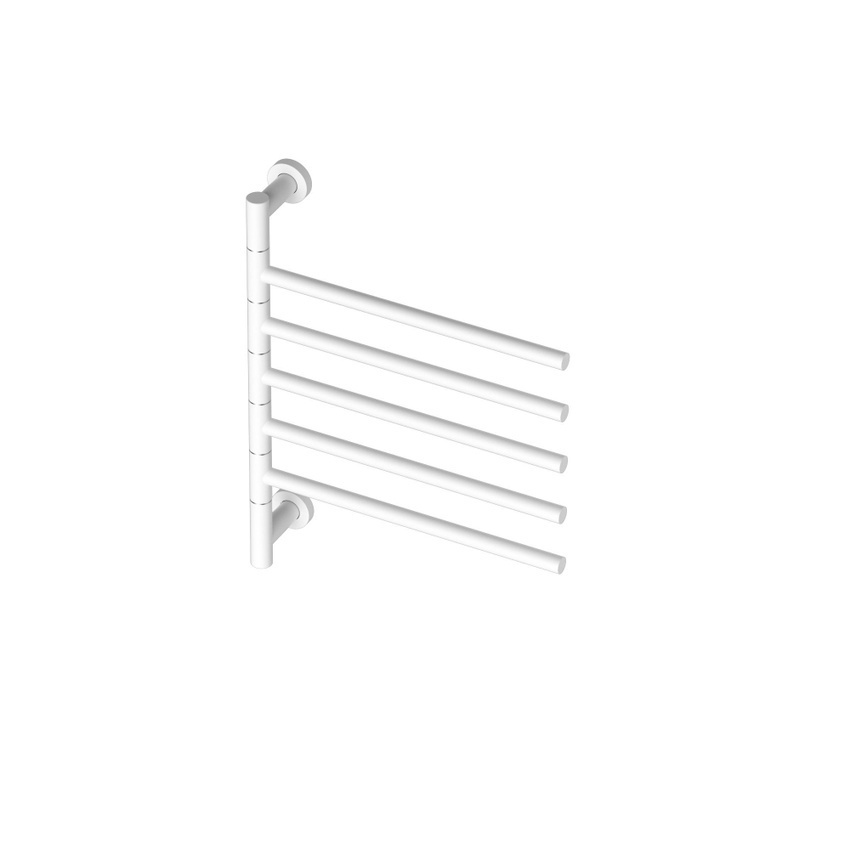 Изображение товара Электрический полотенцесушитель BAU Nimb Turning 60х50 белый матовый поворотный 80 Вт