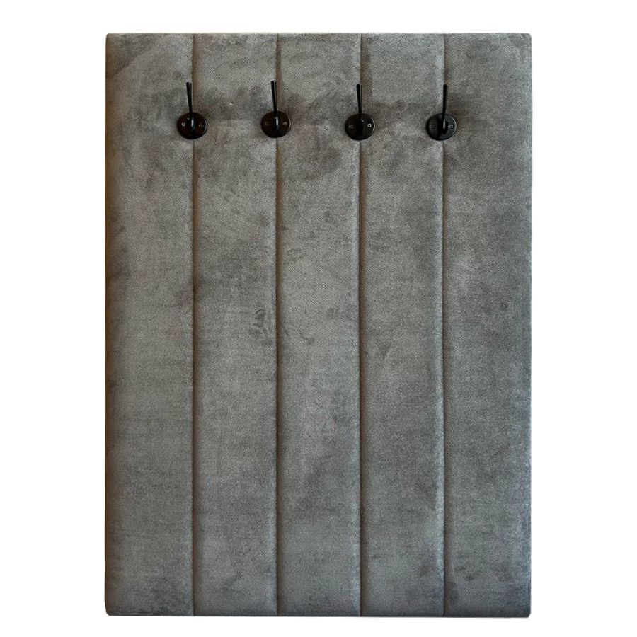 Изображение товара Вешалка El todo 80x120x4 см крючка цвет серый