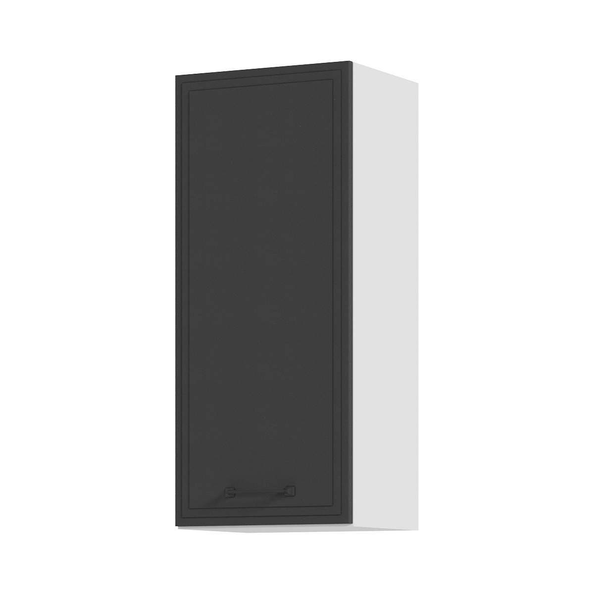 Изображение товара Навесной шкаф Индира из МДФ и ЛДСП цвет темно-серый, 40x92x31.8 см