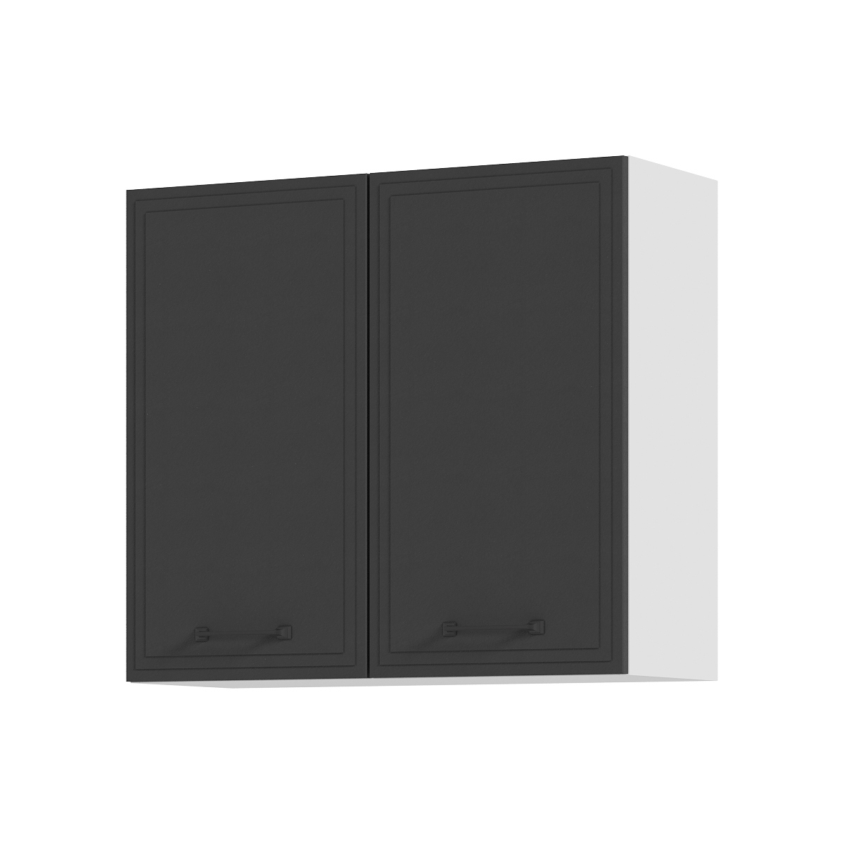 Изображение товара Навесной шкаф Индира 80x71.6x31.8 см темно-серый МДФ Россия