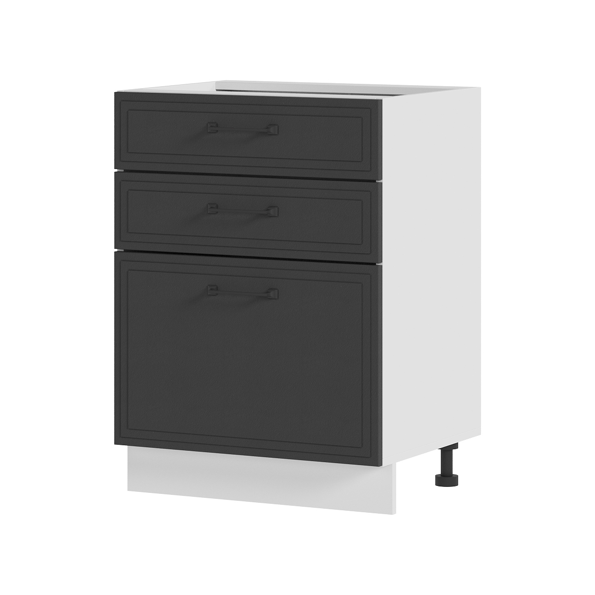 Изображение товара Напольный шкаф Индира 60x81.6x47.8 см МДФ ЛДСП Россия темно-серый