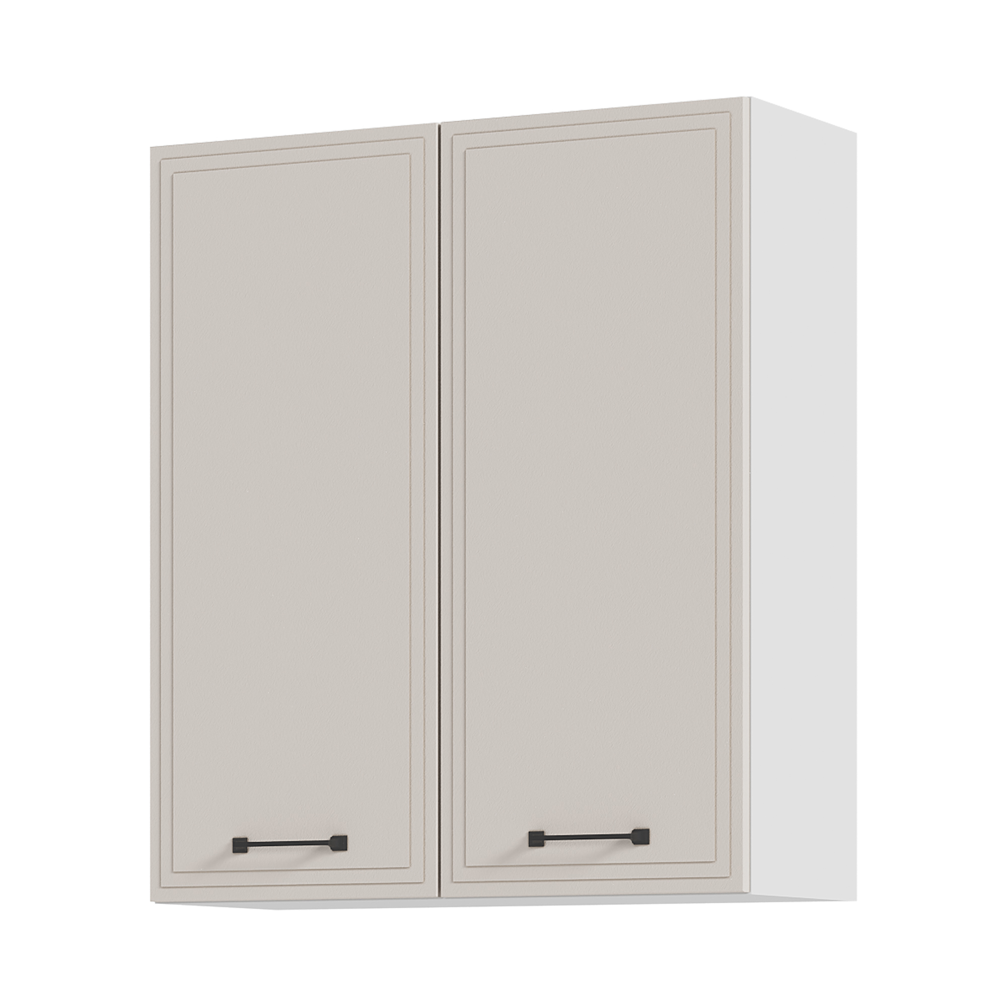 Изображение товара Навесной шкаф Индира из МДФ и ЛДСП 80x92 см с фасадами из ПВХ