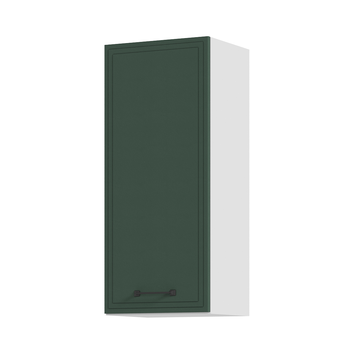 Изображение товара Навесной шкаф Индира 40x92 см с герметичной пленкой ПВХ и зеленым фасадом