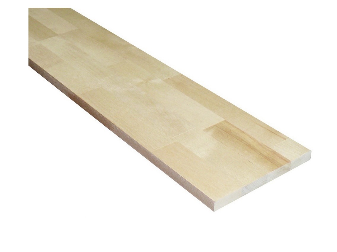 Изображение товара Мебельный щит берёза 25x120x2 см категория А сращенный