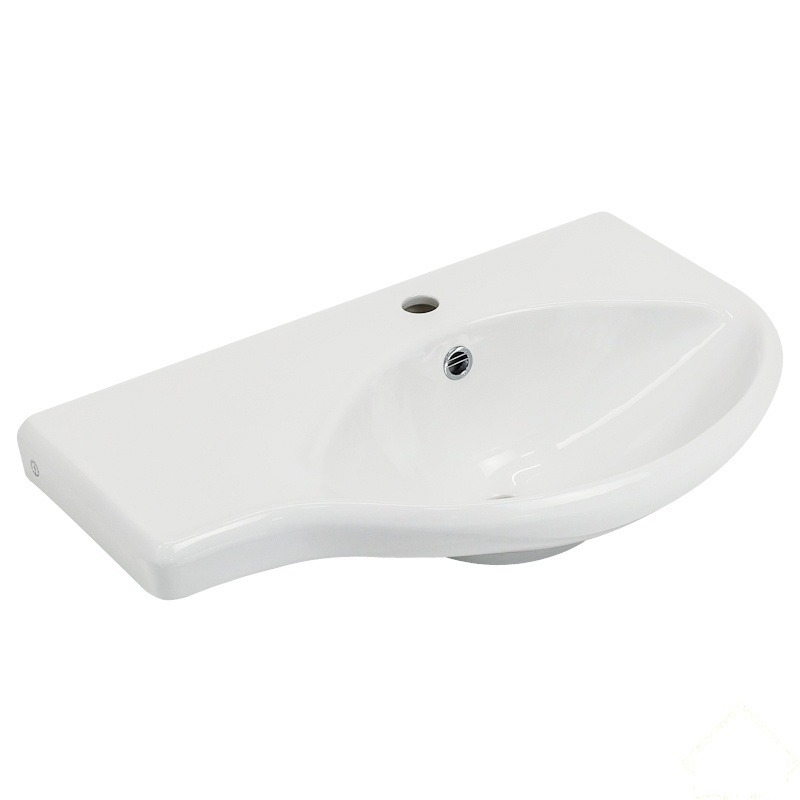 Изображение товара Раковина Basic с отверстиями левая, 71,5х43 см