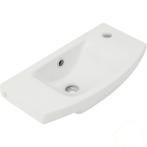 Изображение товара Раковина Gustavsberg Logic с отверстиями справа, 50x26,5 см