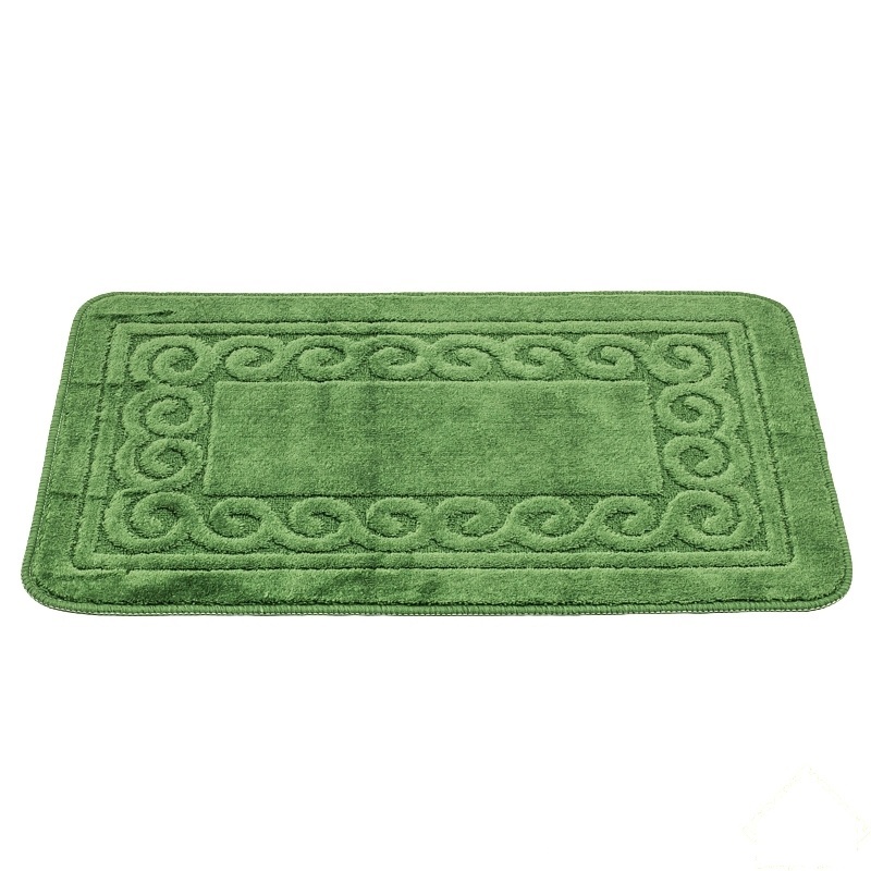 Изображение товара Коврик для ванной комнаты зеленый, 76x50 см