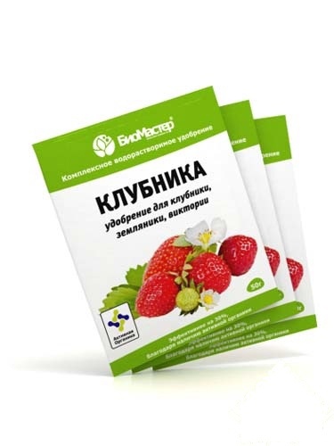Изображение товара Удобрение БиоМастер для клубники 0.05 кг