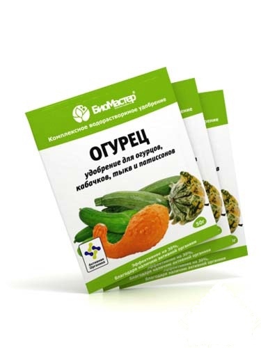 Изображение товара Удобрение БиоМастер для огурцов 0.05 кг