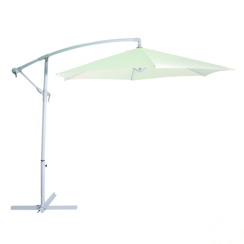 Изображение товара Дачный подвесной зонт 2.7 м бежевый на подставке металл полиэстер