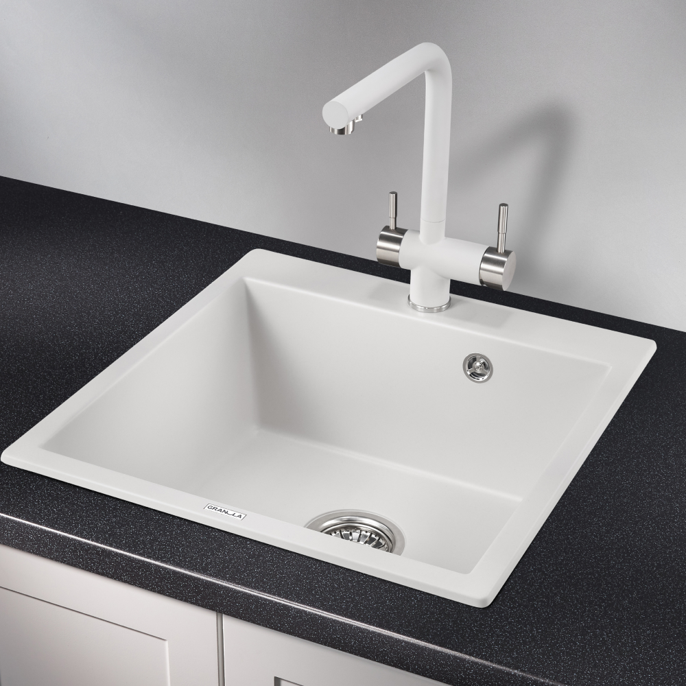 Изображение товара Кухонная мойка GRANULA кварцевая GR-5102 505*510 мм арктик.