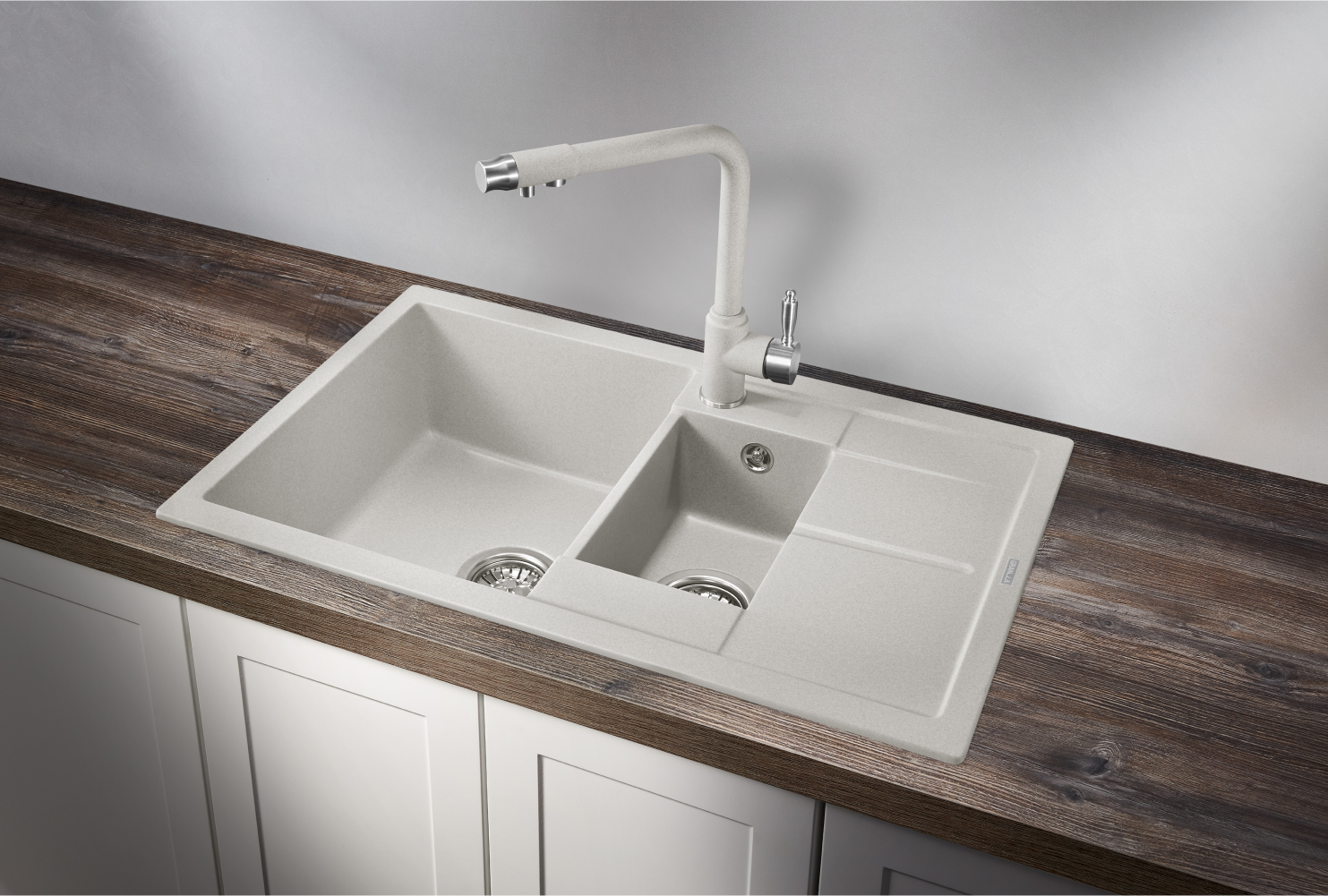 Изображение товара Мойка кухонная Granula кварцевая GR-7802 775x495 мм базальт