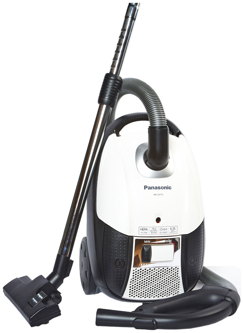 Изображение товара Пылесос с пылесборником Panasonic Mc-cg715w149 2100 Вт 6 л цвет белый черный Изображение товара Пылесос с пылесборником Panasonic Mc-cg715w149 2100 Вт 6 л цвет белый черный