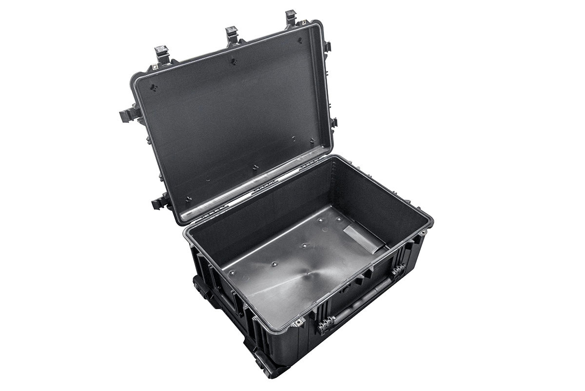 Изображение товара Кейс Риф WRT-57 защитный ударопрочный 790x595x365 мм на колесах с телескопической ручкой, пластик