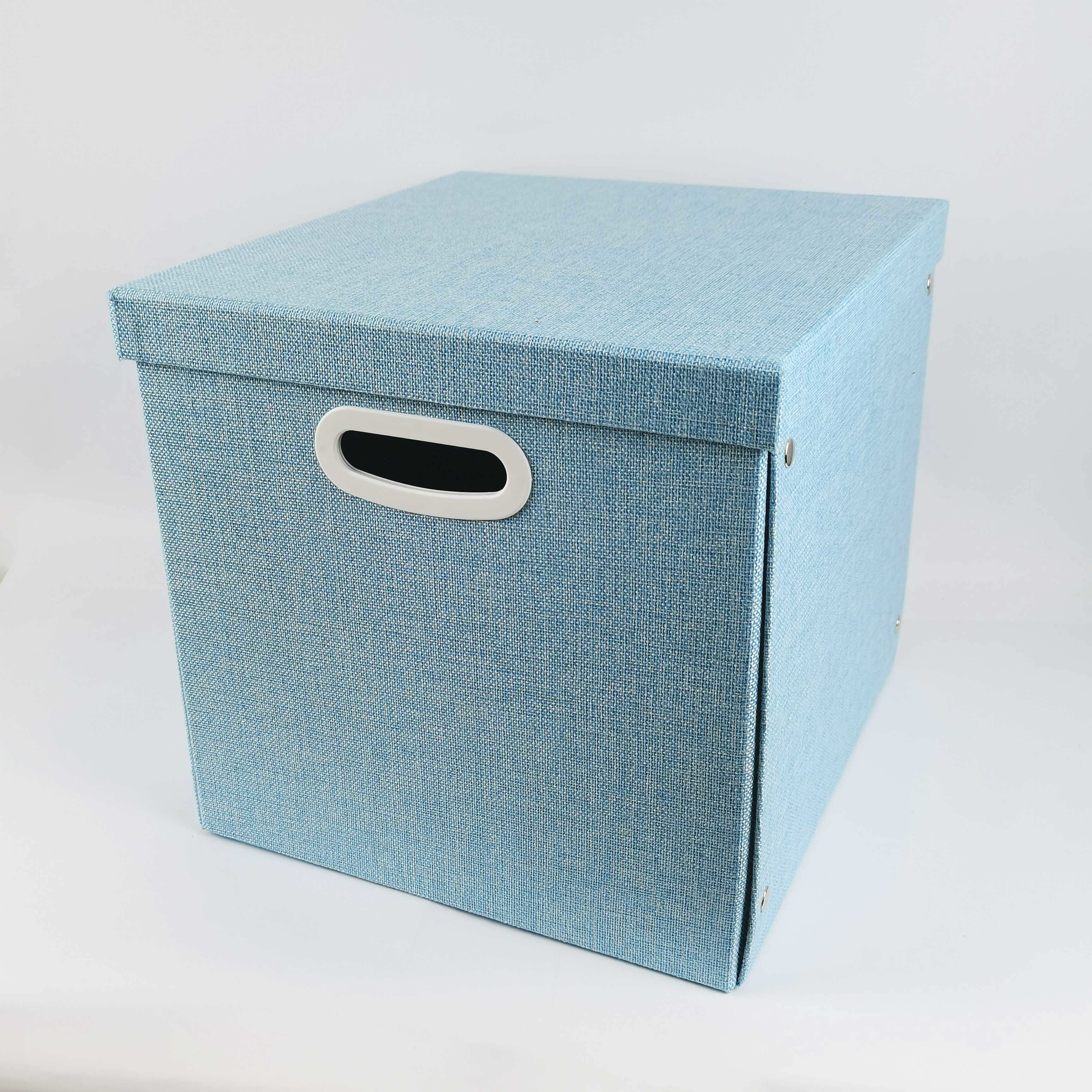 Изображение товара Короб складной Storidea FC2551KP-15 32x32x35 см картон цвет голубой