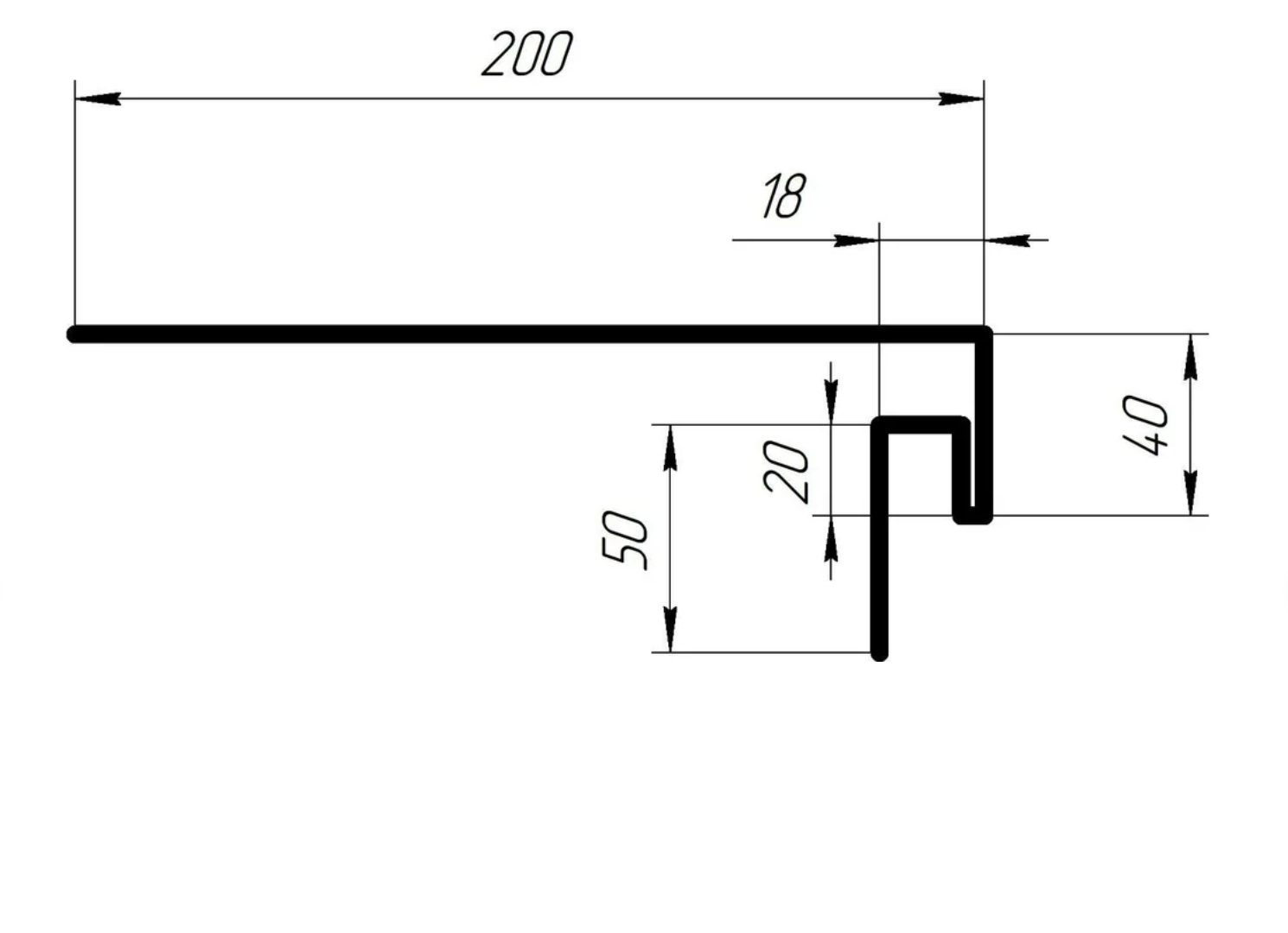 Изображение товара Лобовая планка B-group 1250x200мм RAL 9003 белый глянцевый 4шт Изображение товара Лобовая планка B-group 1250x200мм RAL 9003 белый глянцевый 4шт