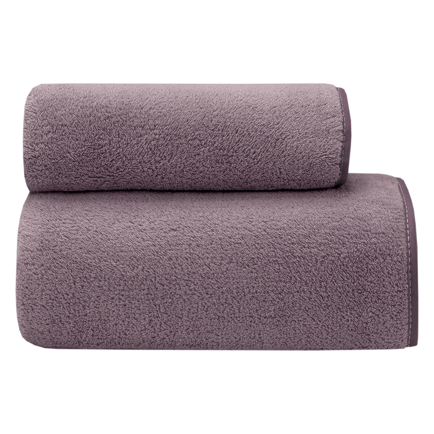 Изображение товара Полотенце Bravo 30x60/70x130 см серо-розовое махровое из полиэстера