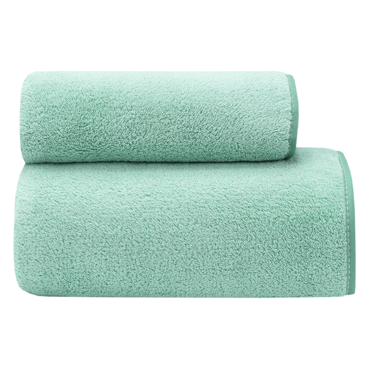 Изображение товара Набор полотенец Bravo 30x60 и 70x130 см светло-зеленый махровая ткань полиэстер