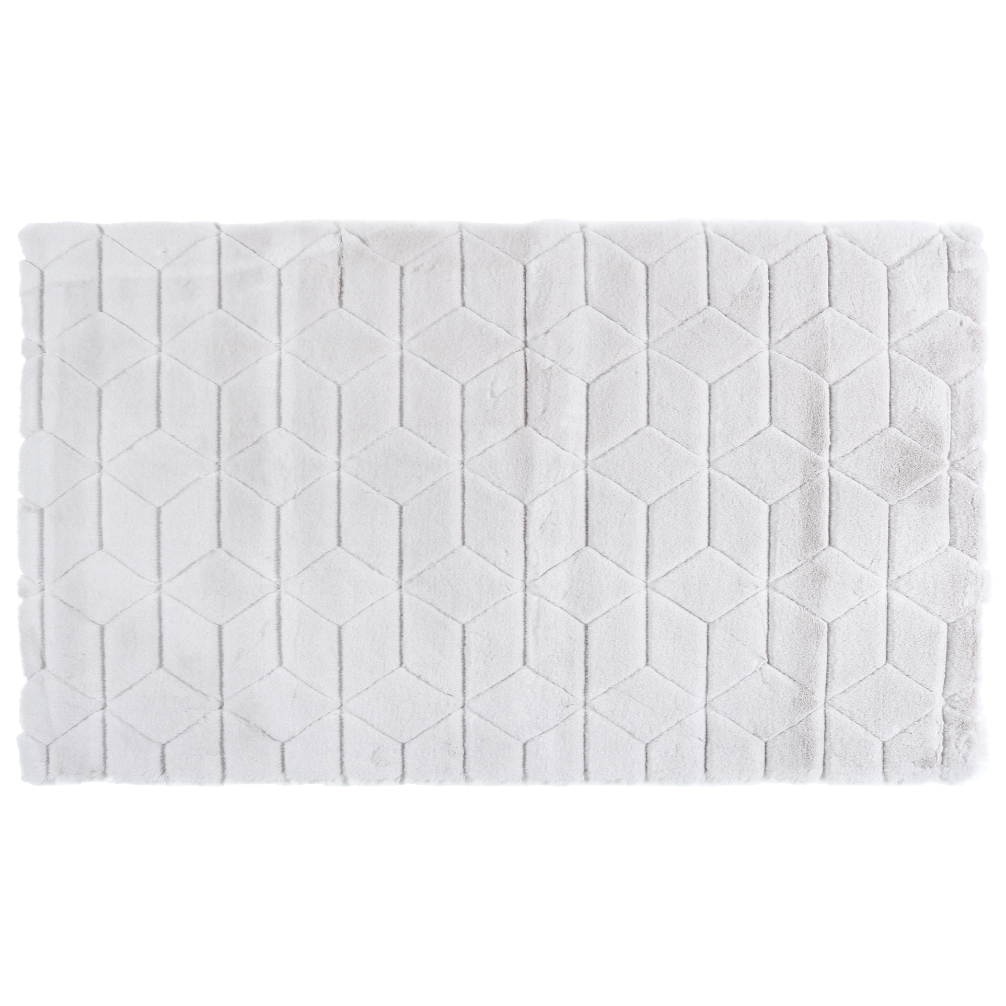 Изображение товара Коврик для ванной Fixsen Diamond 70x120 см серый противоскользящий водоотталкивающий