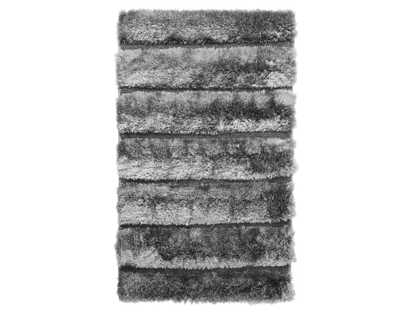 Изображение товара Коврик для ванной Fixsen Lush 50x80 см серый противоскользящий водоотталкивающий