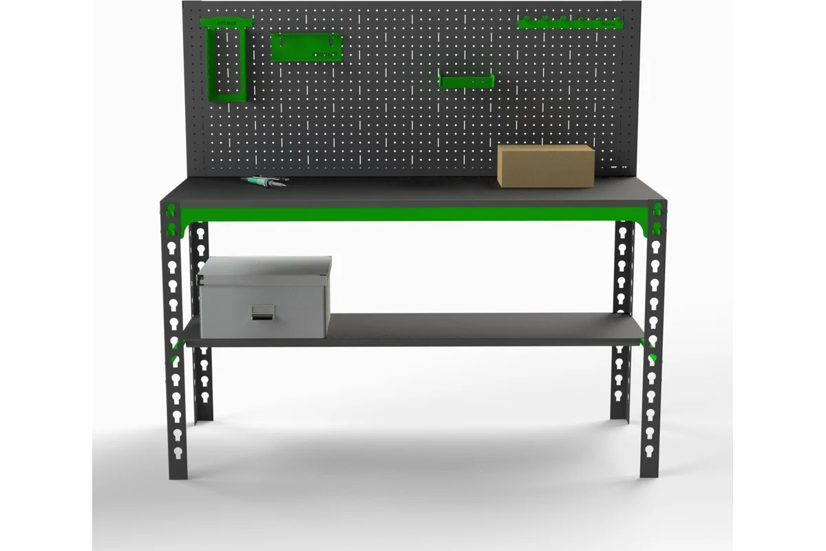Изображение товара Металлический стол Metalex SMMPRIA751050 с перфопанелью