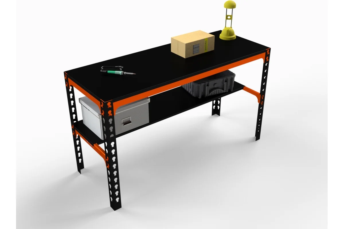 Изображение товара Металлический сборно-разборный стол Metalex SMMO751260 до 260 кг нагрузка