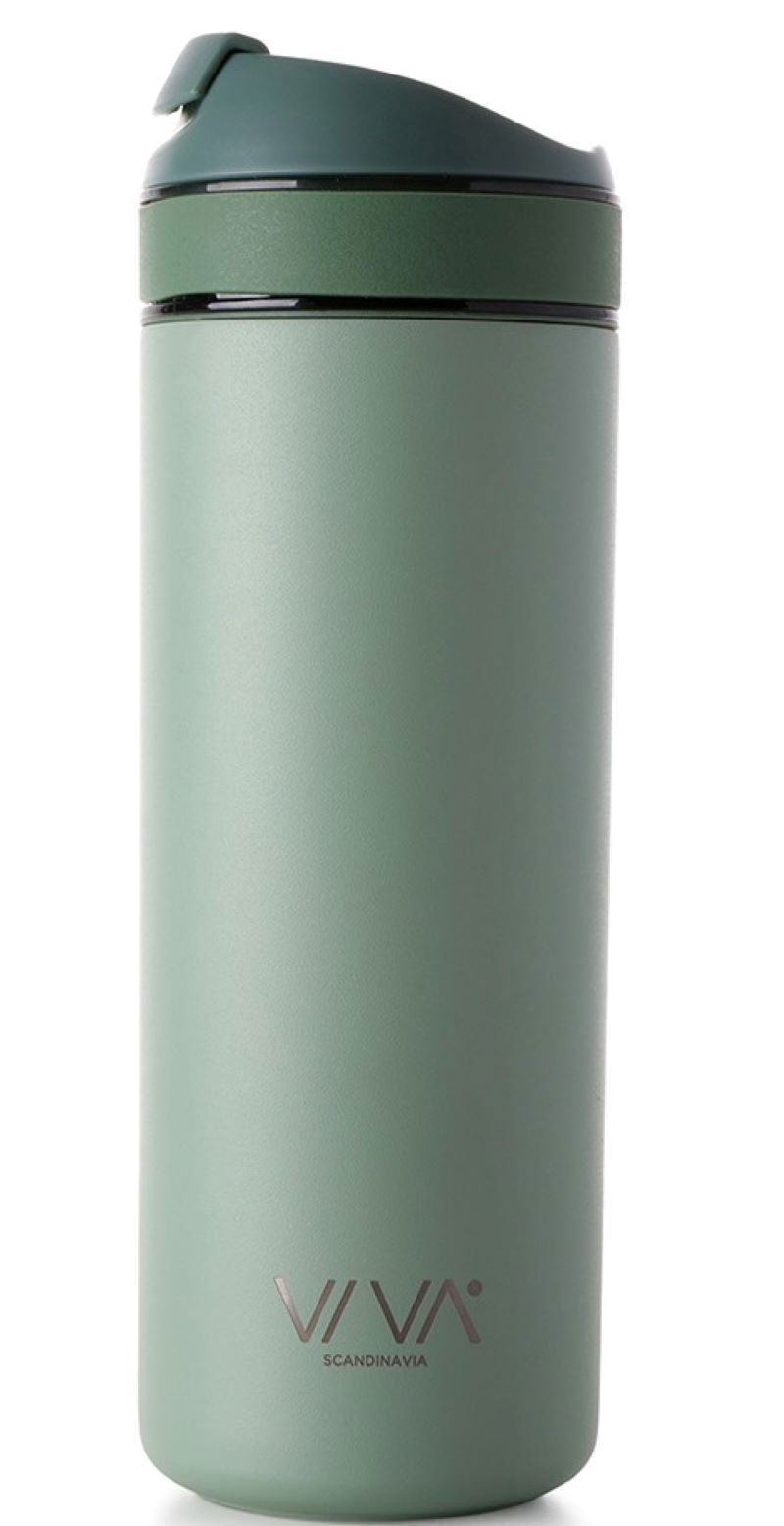 Изображение товара Термокружка 460 мл Viva scandinavia Recharge колба из нержавеющей стали цвет зеленый