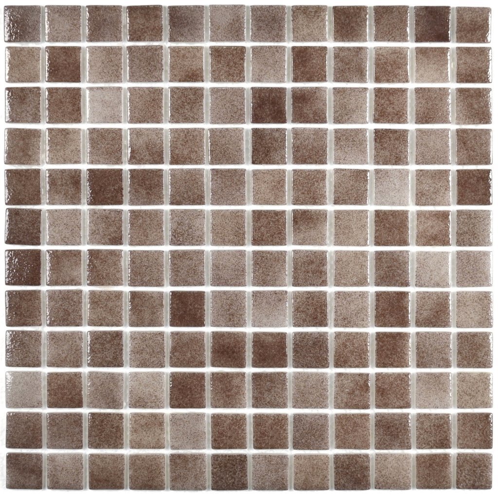 Изображение товара Стеклянная мозаика Вива Atlantis Moca 31.5x31.5 см коричневая для внутренней наружной облицовки