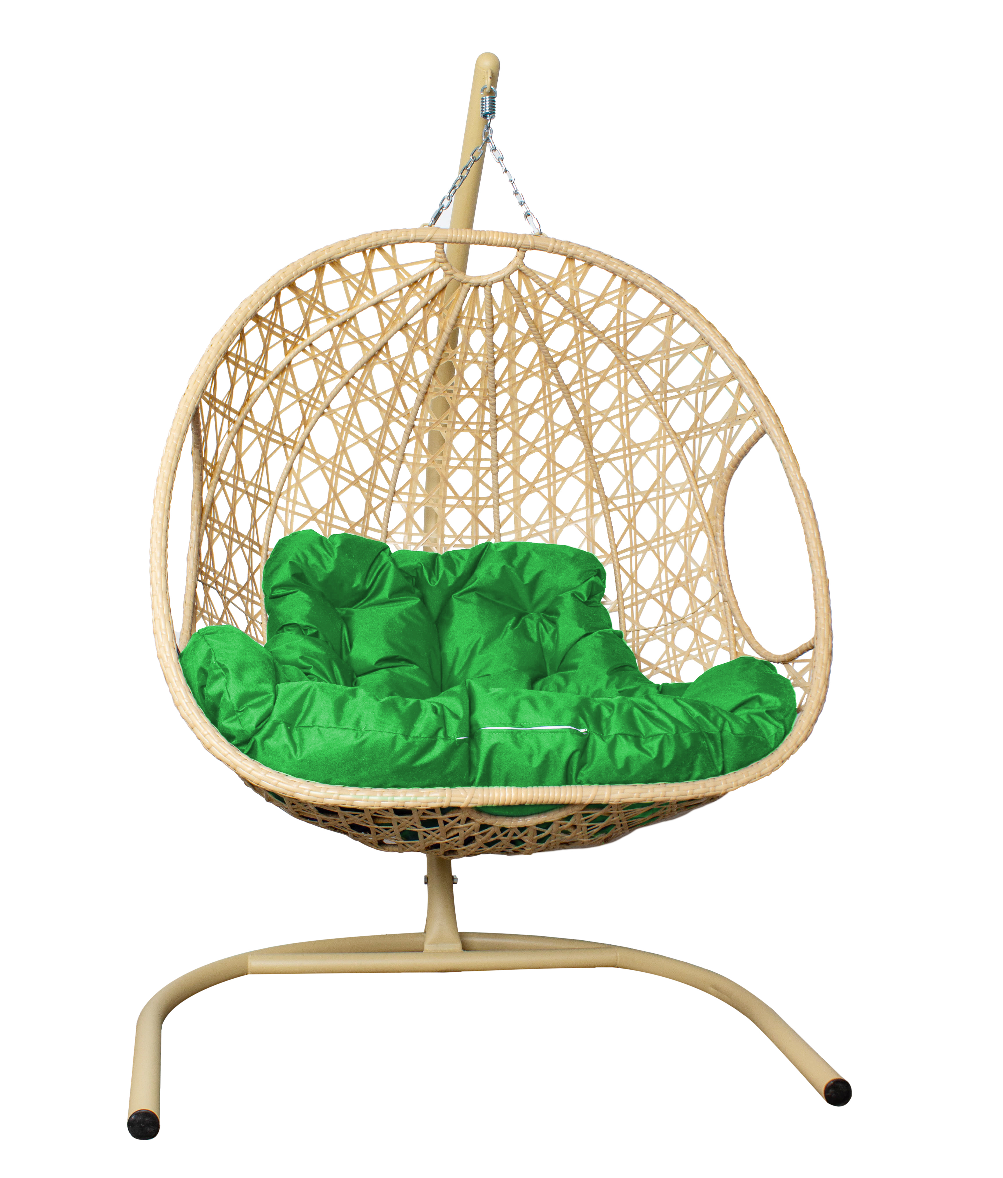 Изображение товара Кресло подвесное двухместное M-group 11510504 из искусственного ротанга с подушкой