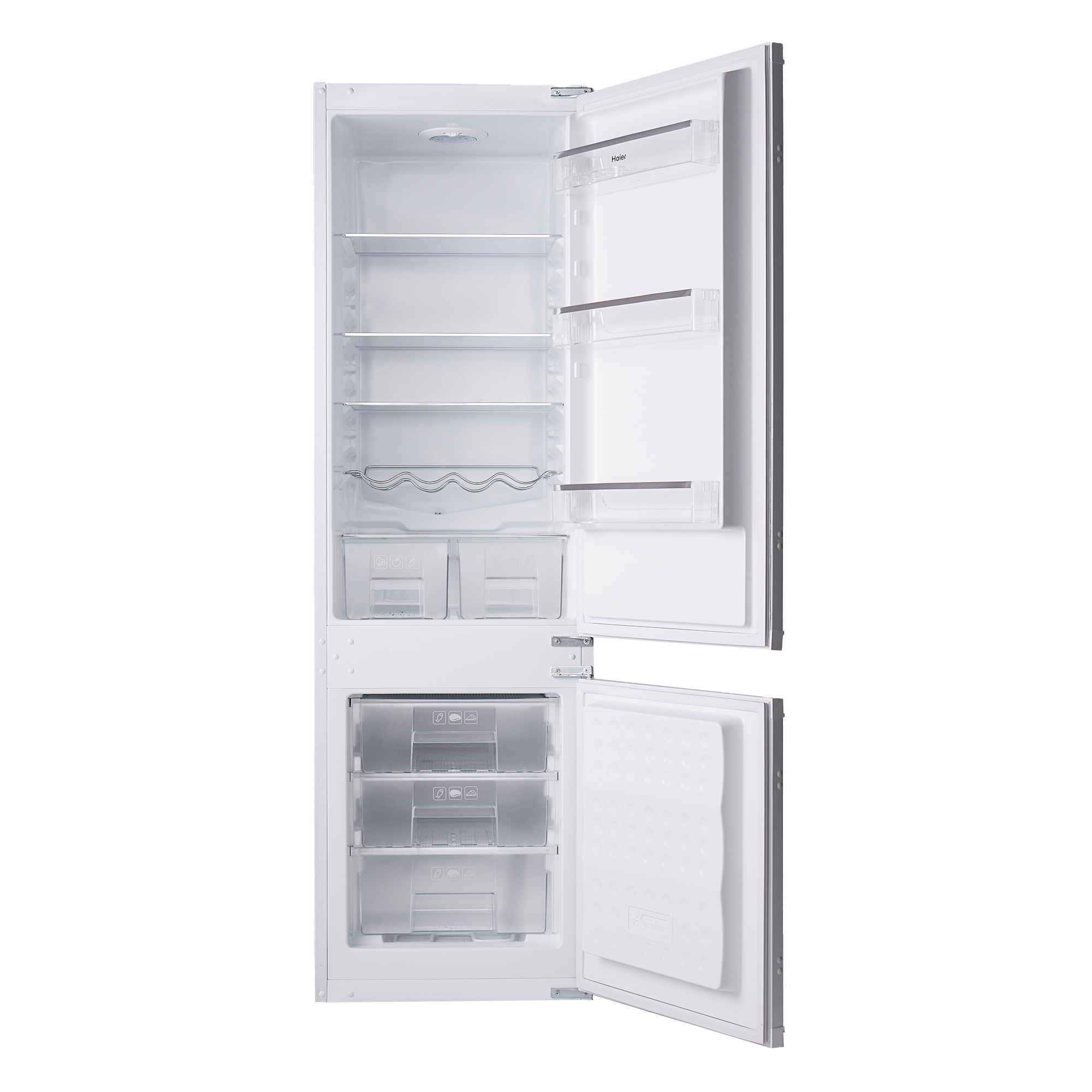 Холодильник двухкамерный Haier HRF229BIRU 180x53.5x54см 1 компрессор цвет белый - 3
