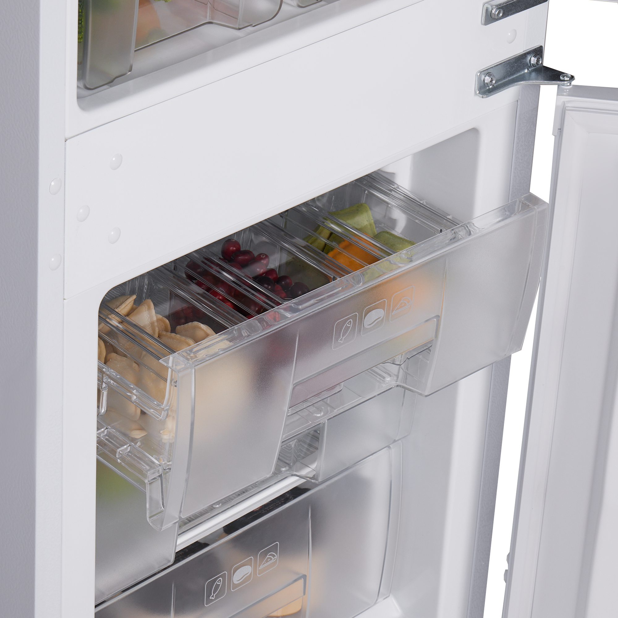 Холодильник двухкамерный Haier HRF229BIRU 180x53.5x54см 1 компрессор цвет белый - 14