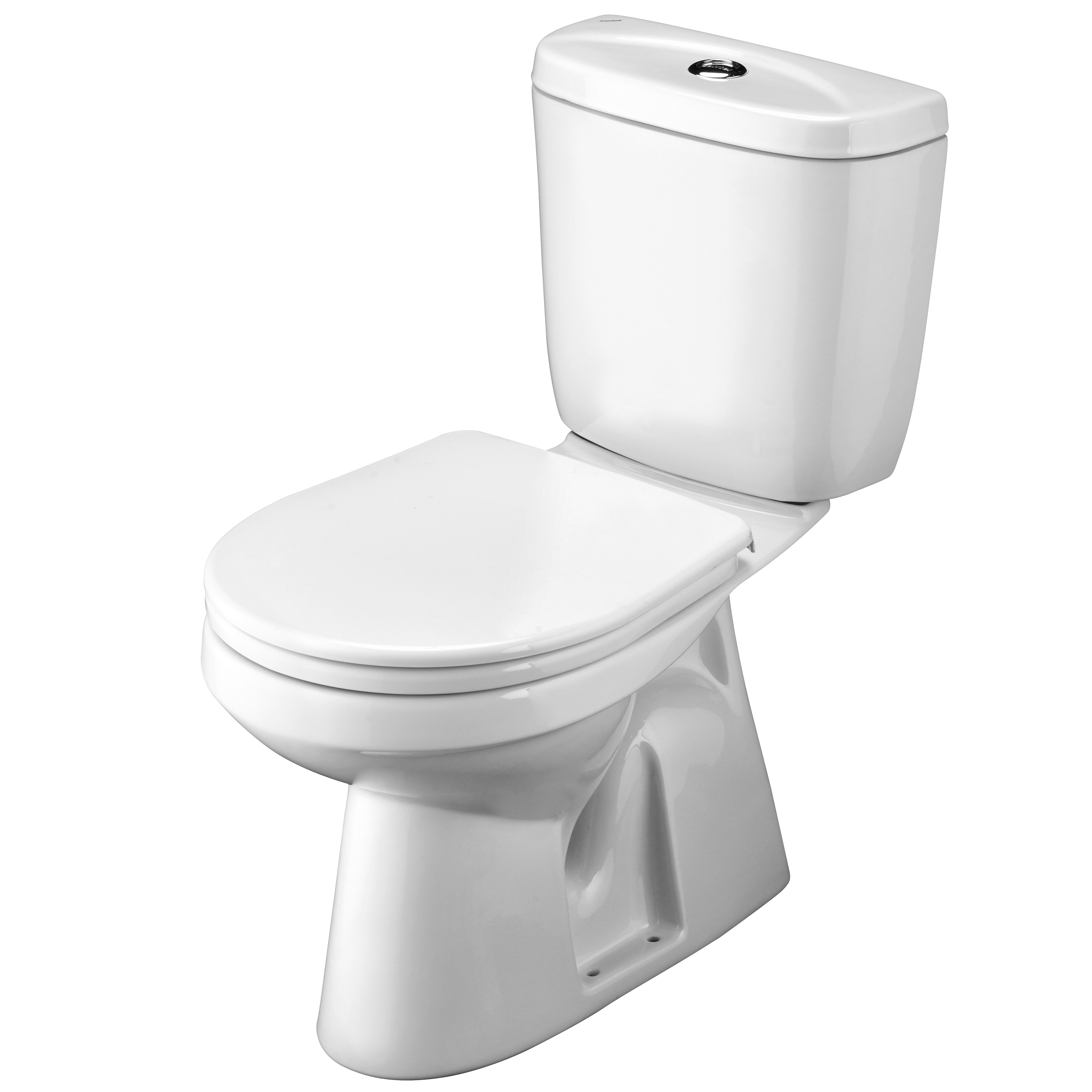 Изображение товара Унитаз-компакт Santek Форт вертикальный выпуск 6л с антисептическим сиденьем