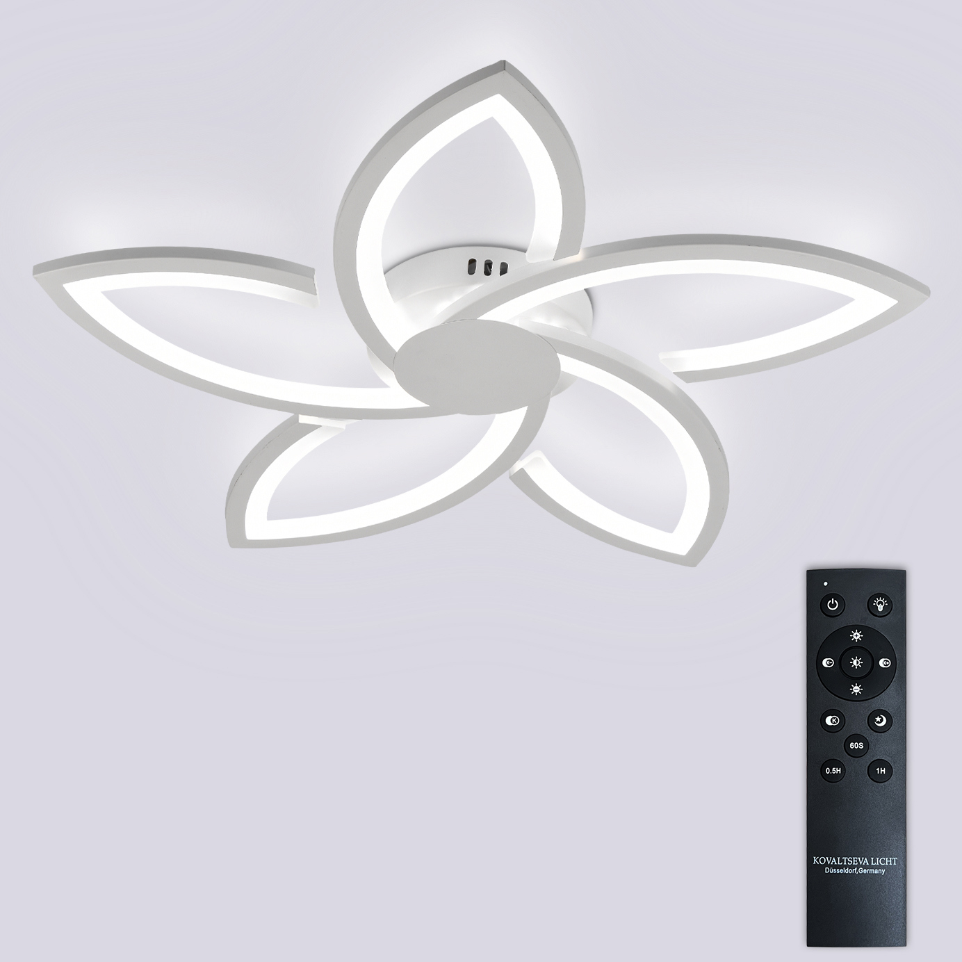 Изображение товара Люстра потолочная светодиодная Natali Kovaltseva 81425 с пультом управления