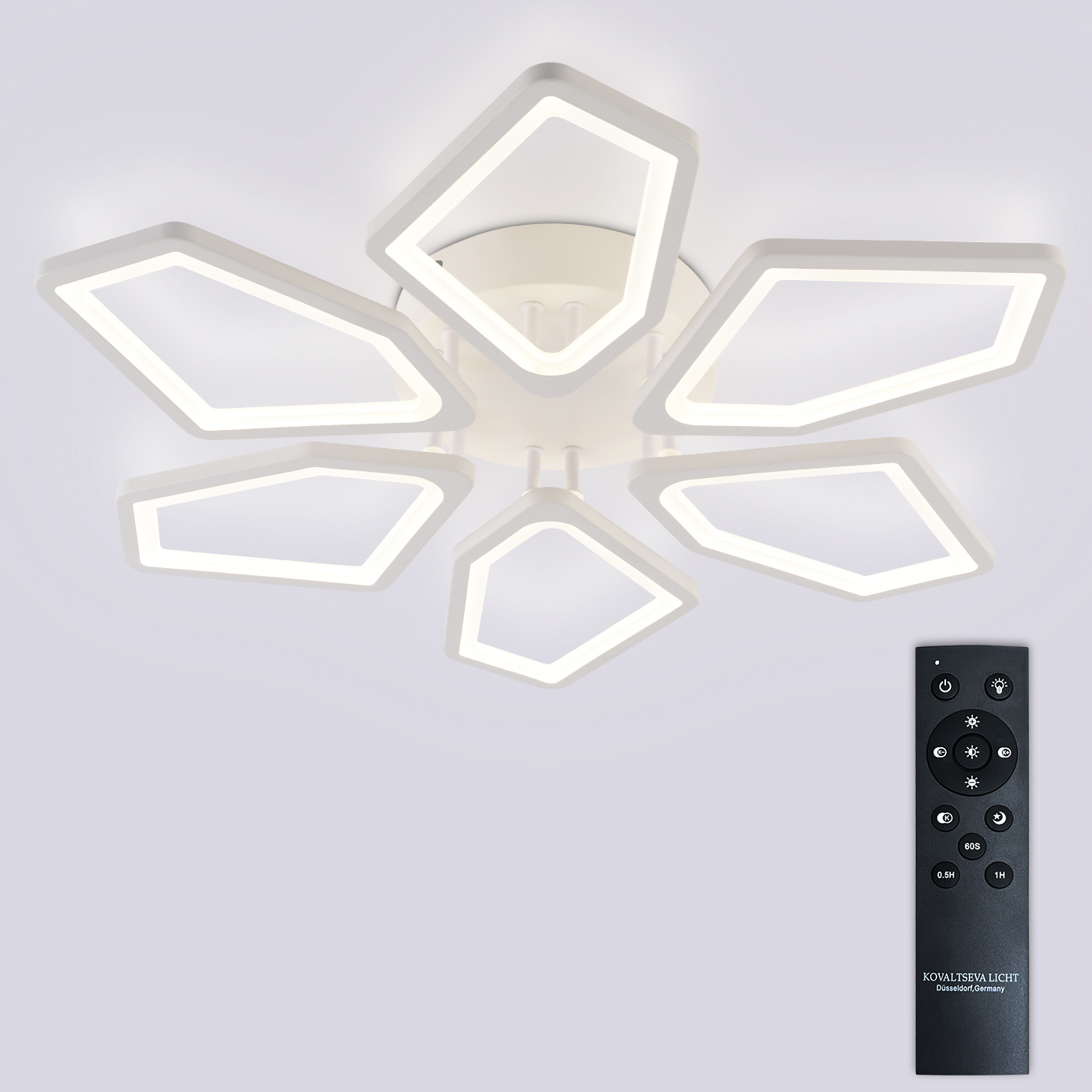 Изображение товара Люстра потолочная светодиодная Natali Kovaltseva 8144 с пультом управление