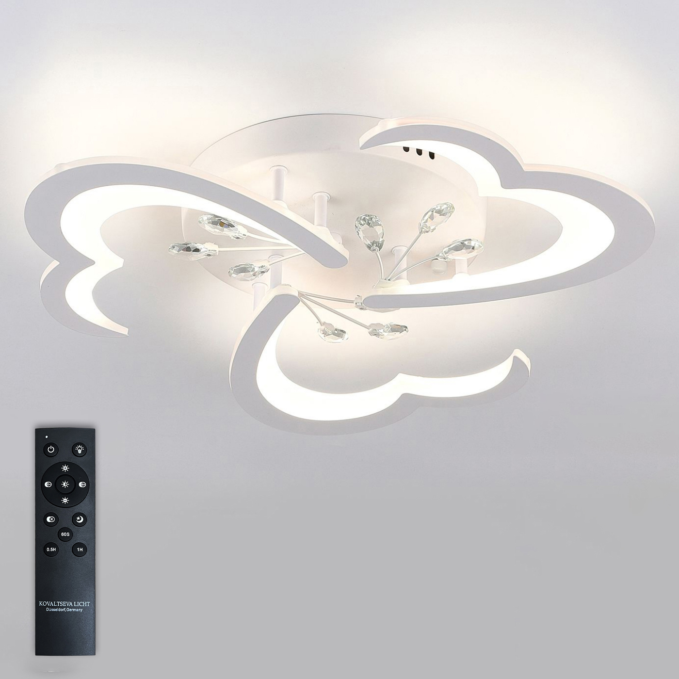 Изображение товара Современная светодиодная люстра потолочная NATALI KOVALTSEVA LED LAMPS 81120/3C CORE 14 м²