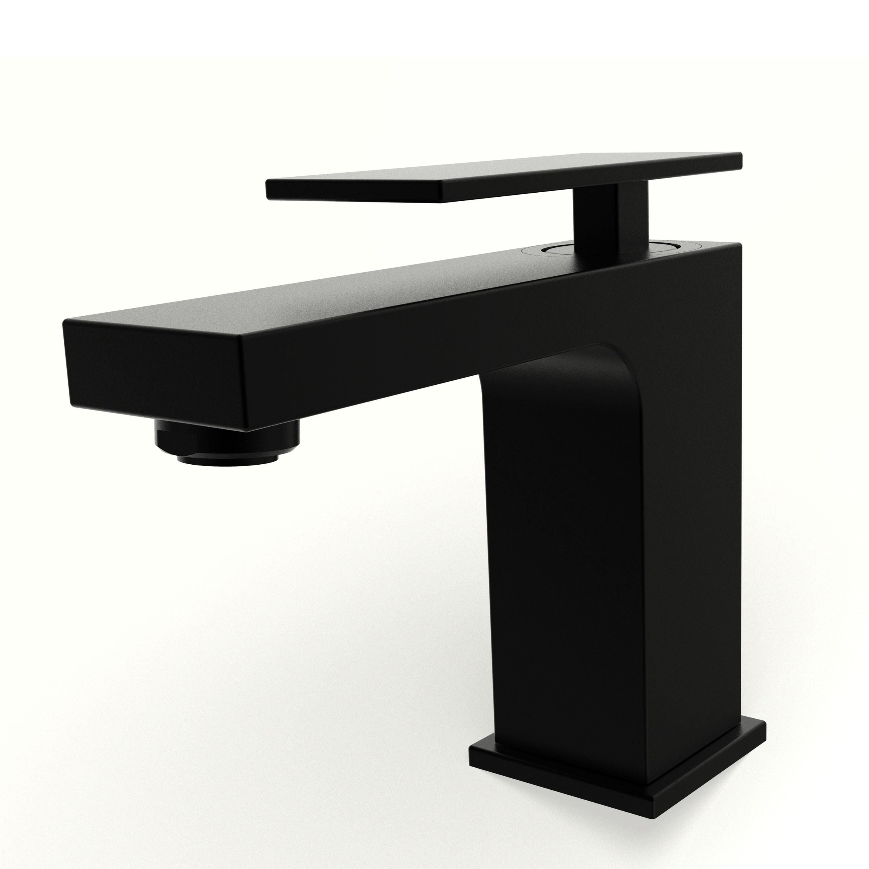 Изображение товара Смеситель для раковины KONSENSA Прато однорычажный цвет черный матовый